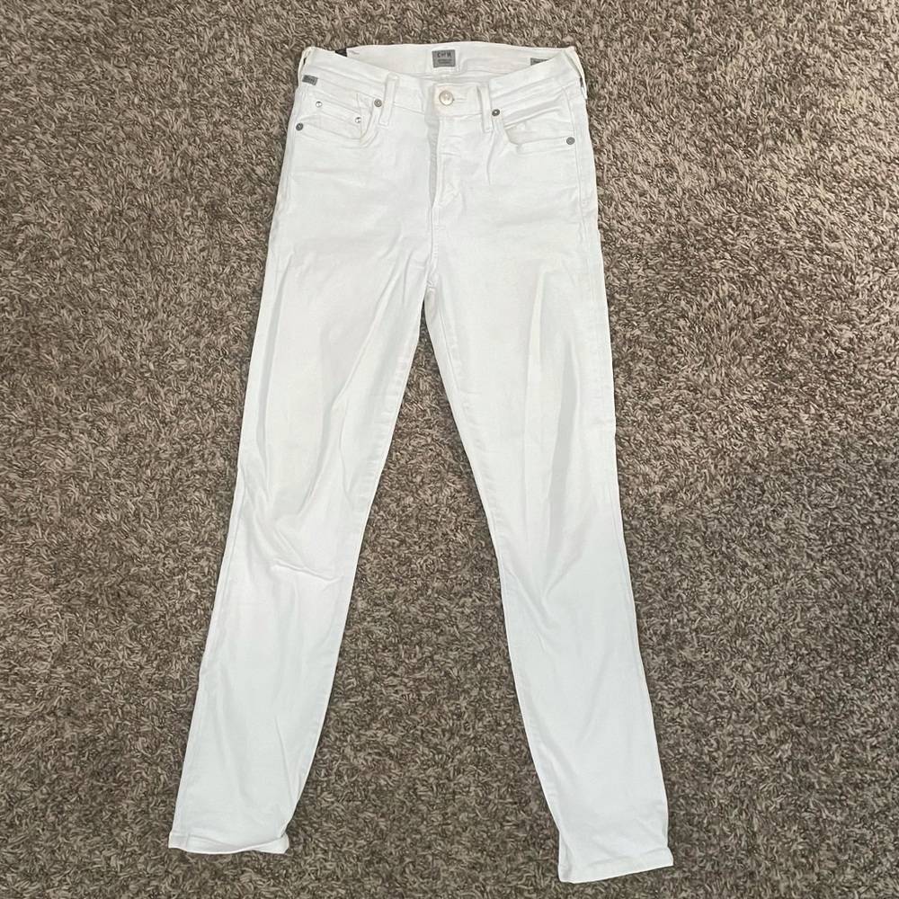 Citizens of Humanity white jeans